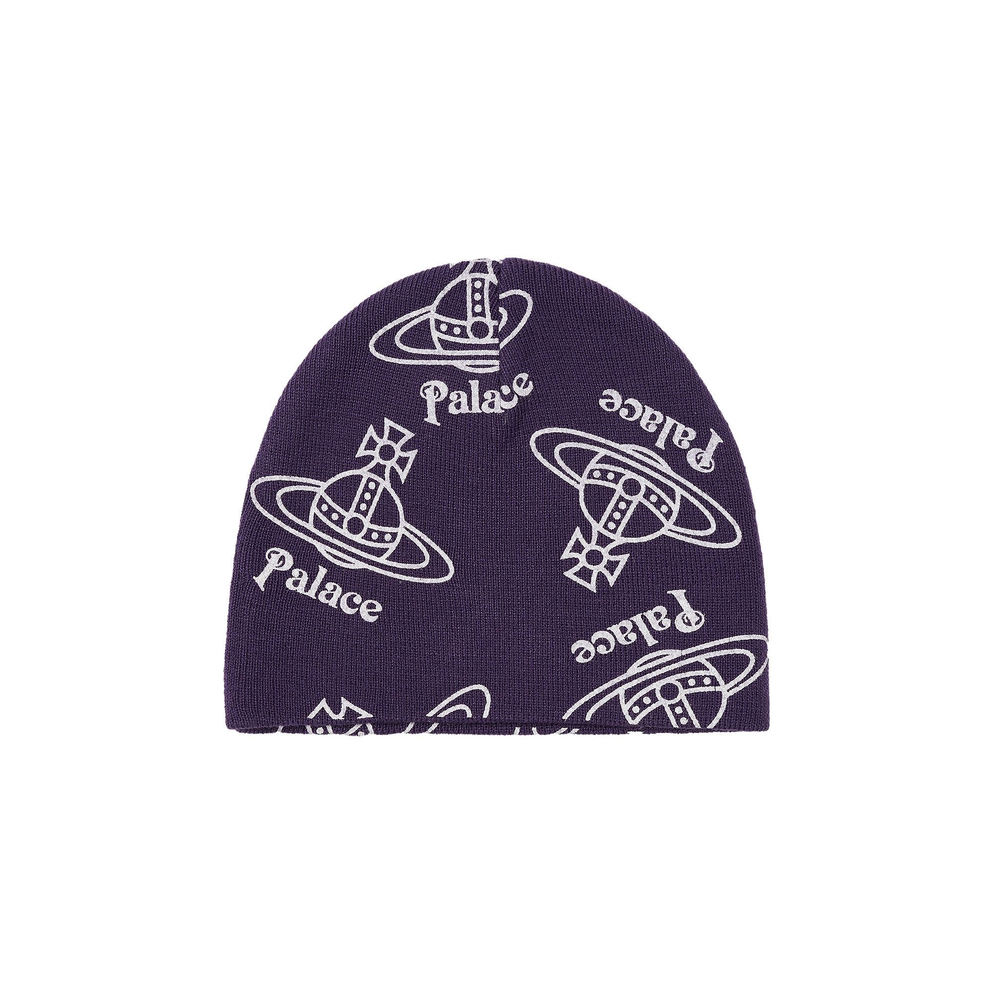 Palace x Vivienne Westwood Jersey Beanie 'Purple' - 2