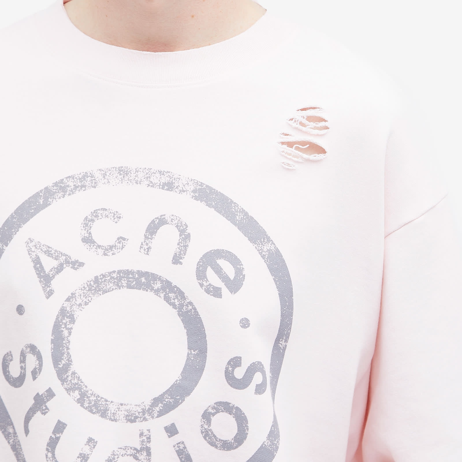 Acne Studios Franziska Button Logo Sweatshirt - 5