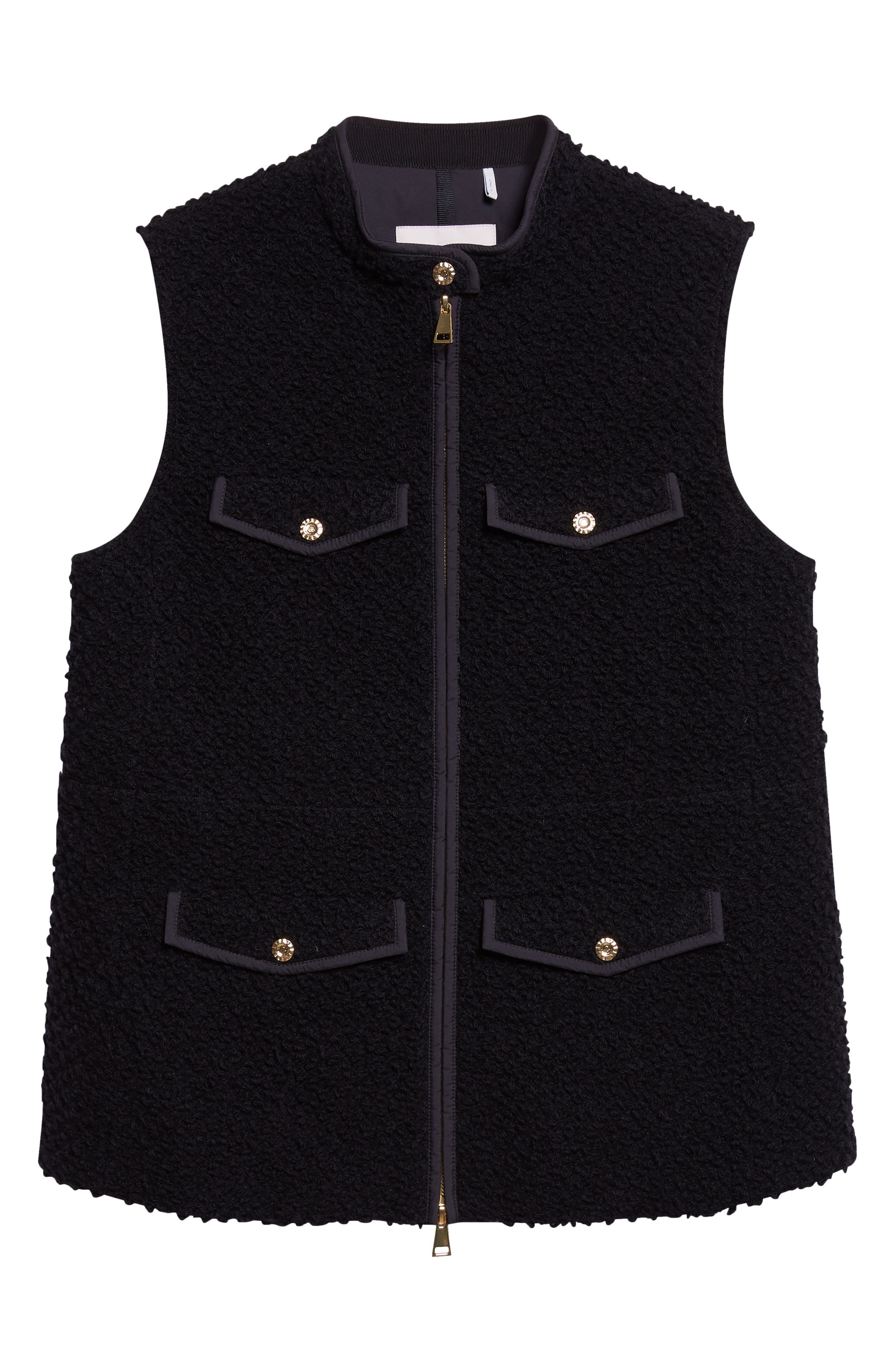Moncler Fallavier Virgin Wool Down Vest in Dark Navy Blue at Nordstrom - 6