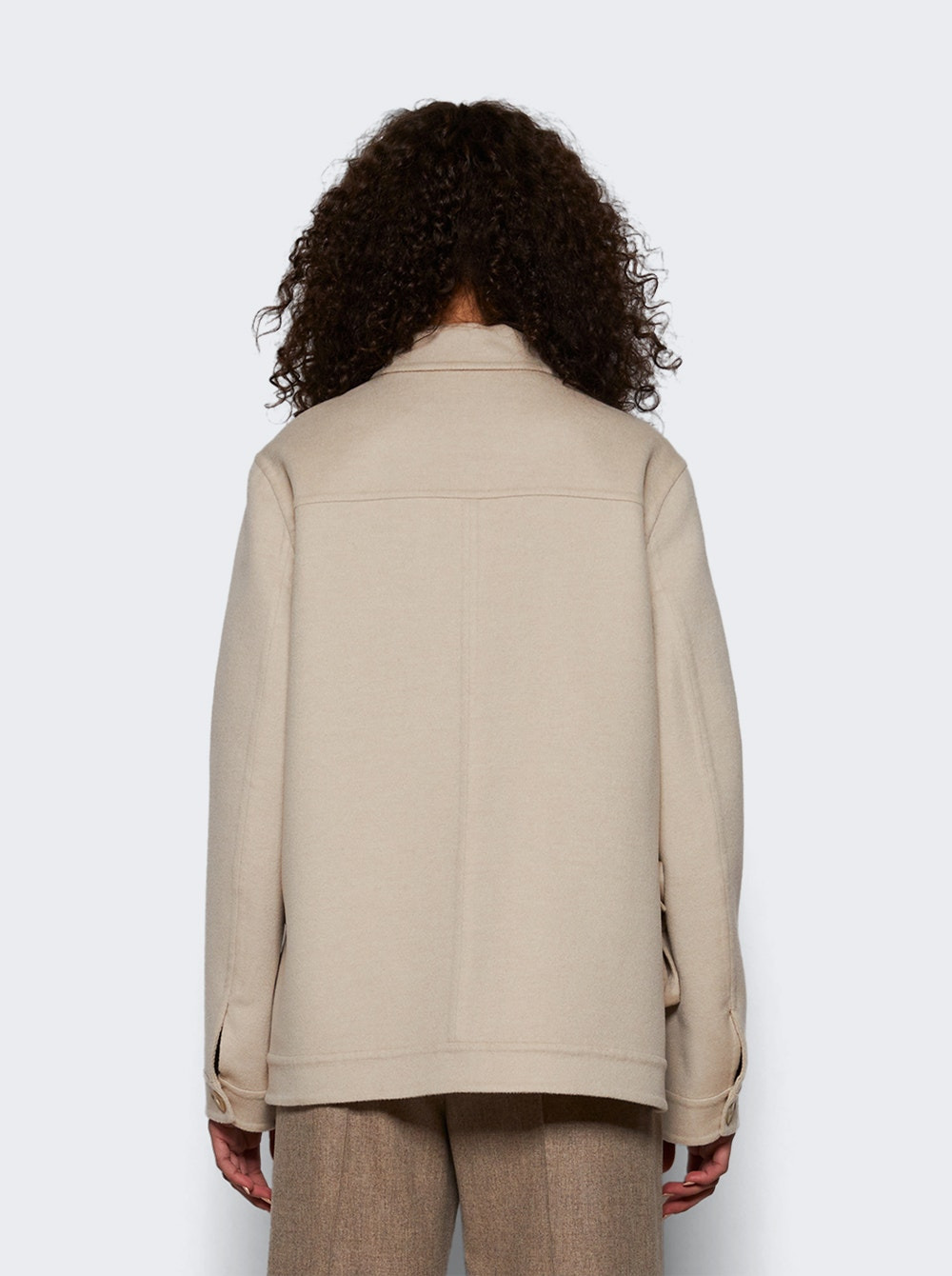 Workwear Jacket Light Beige Melange - 4