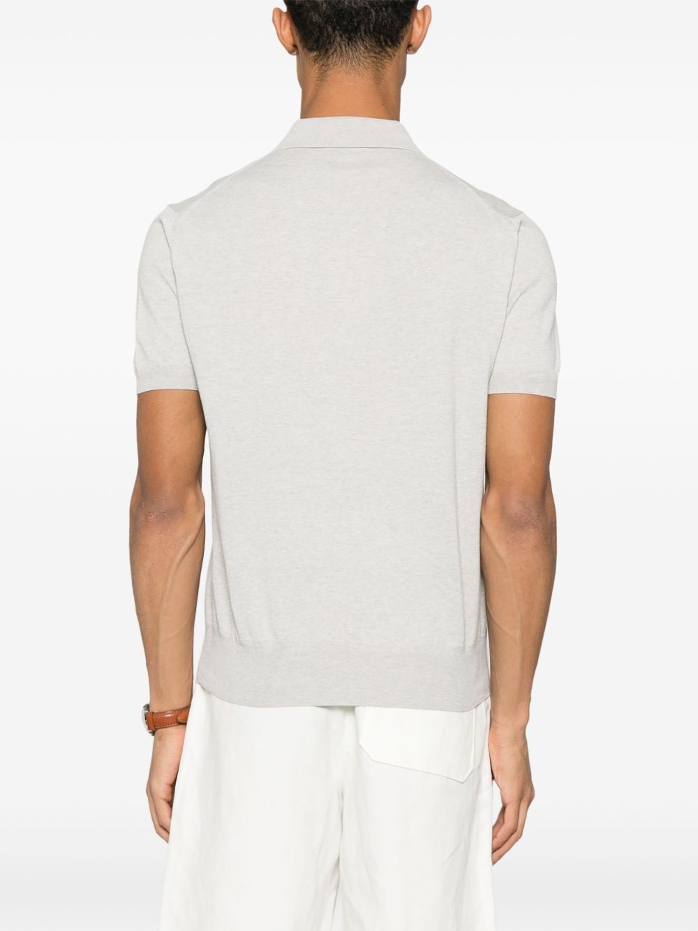cotton polo shirt - 3