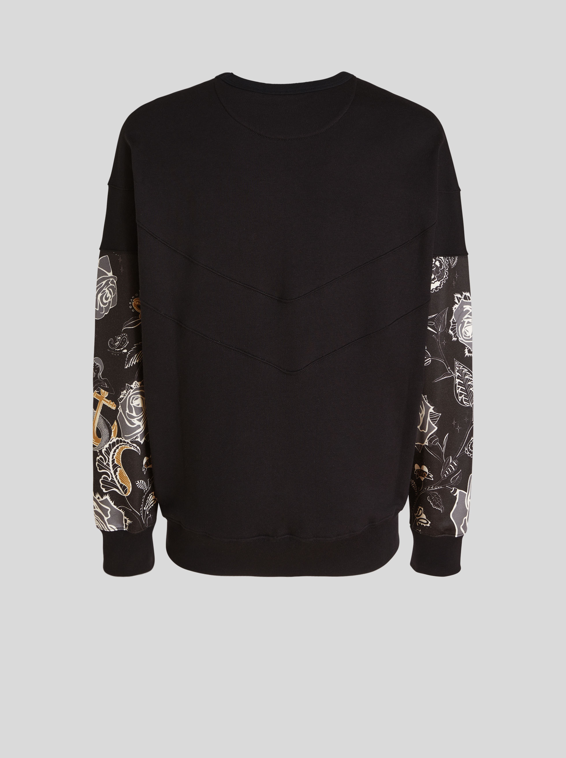 PATCHWORK JERSEY SWEATSHIRT WITH ETRO CUBE LOGO - 5