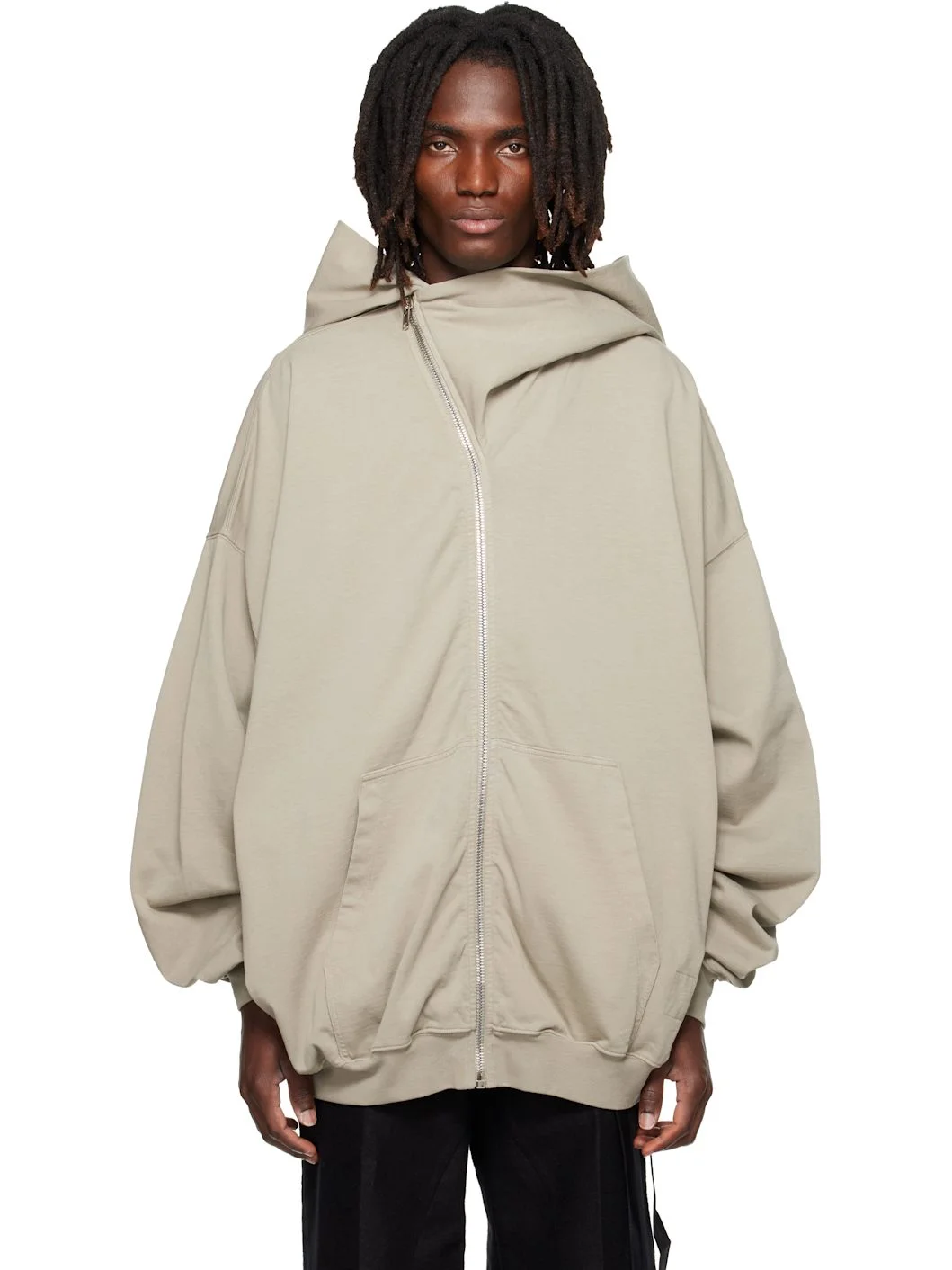 Gray Tower Mountain Hun Hoodie - 1