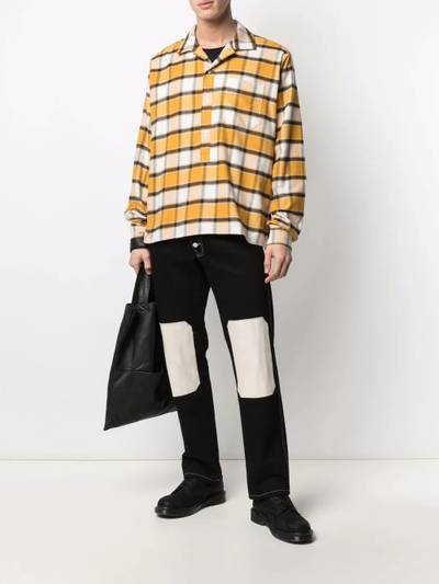 Rhude check button-down shirt outlook