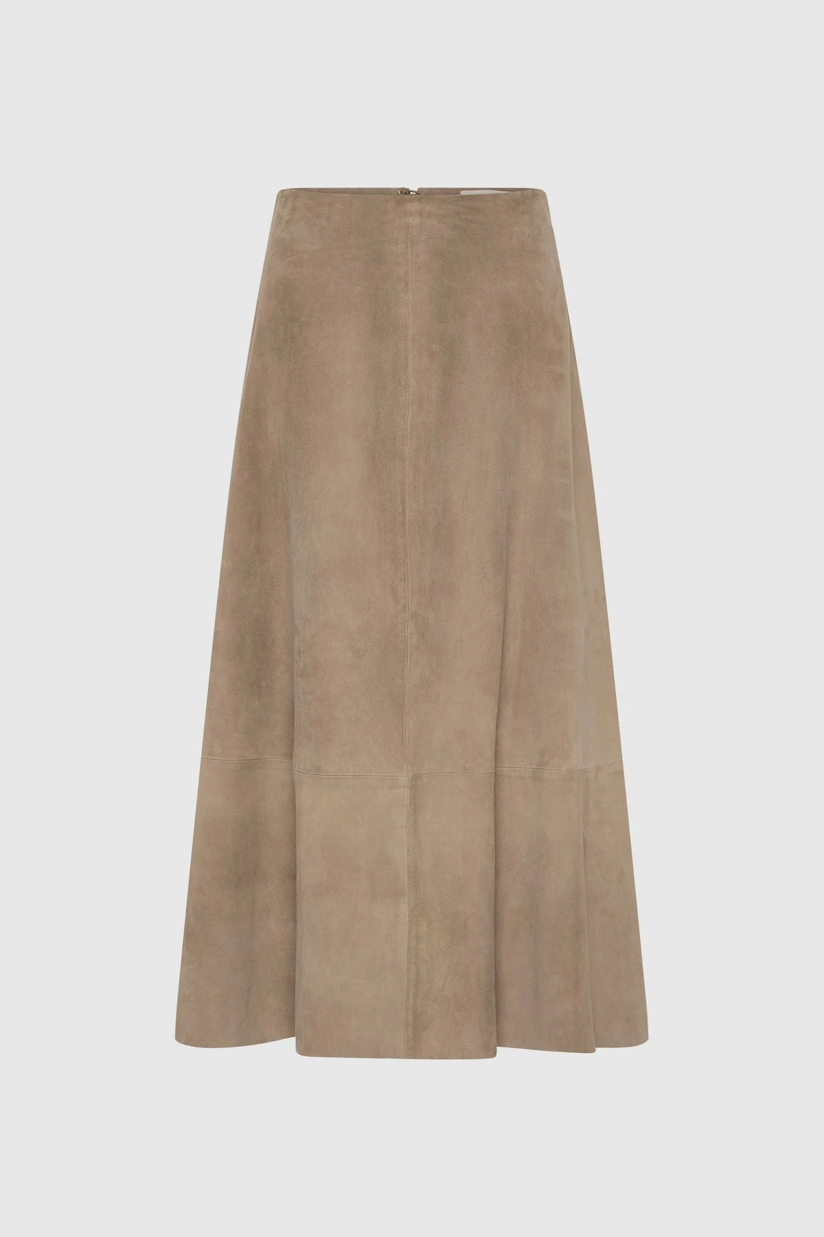 Suede Circle Skirt - Earth - 1