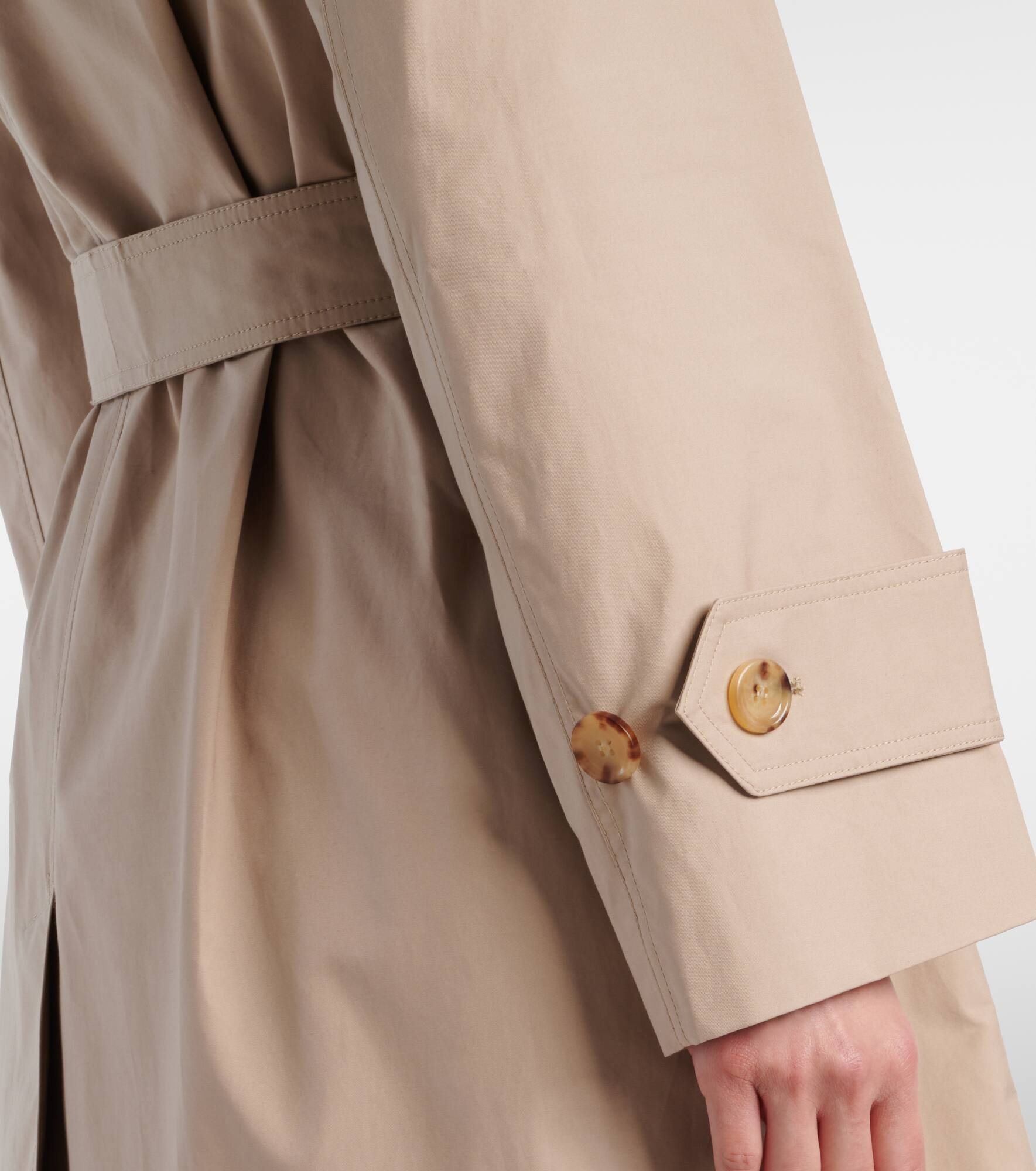 Mtrench cotton-blend twill trench coat - 5
