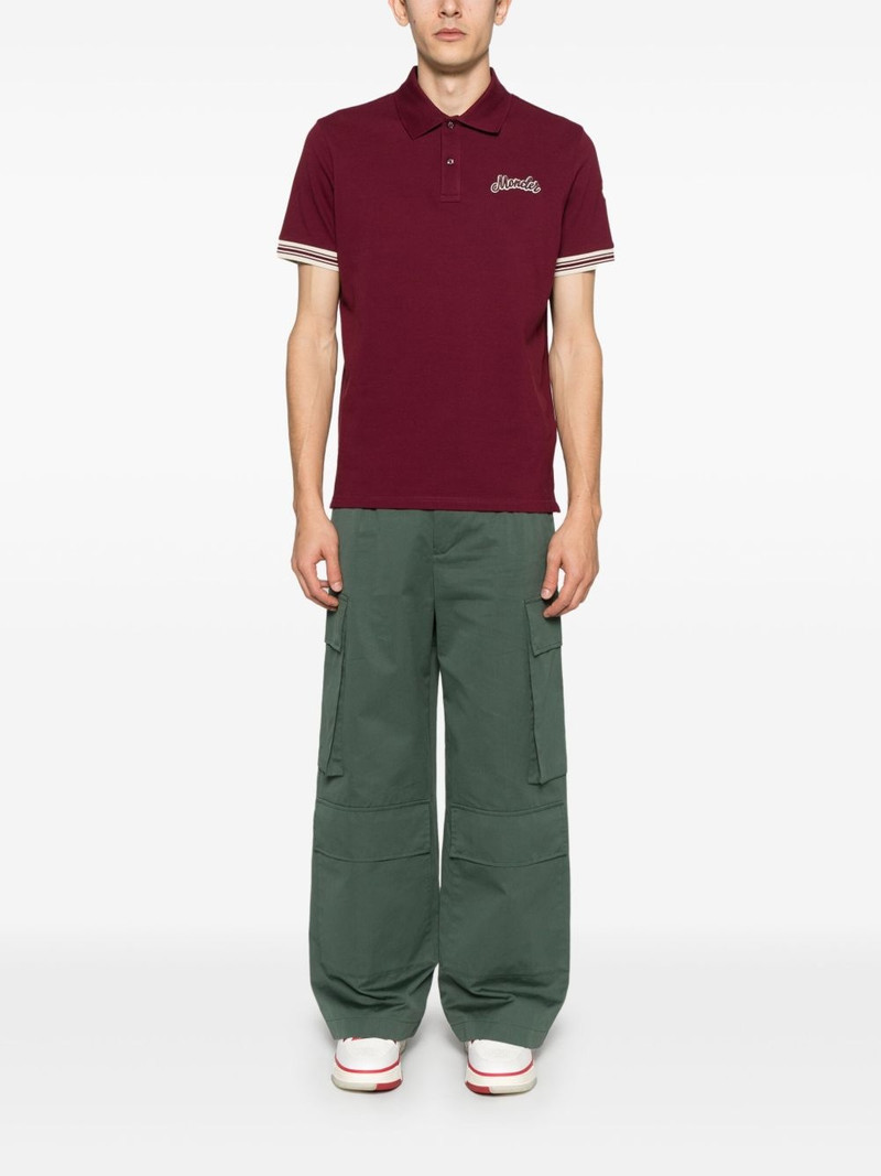 Moncler short-sleeve polo shirt outlook