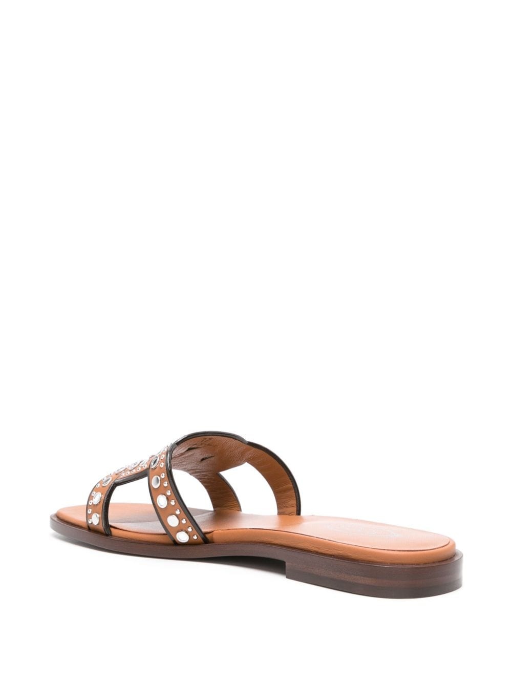 Kate studded leather sandals - 3