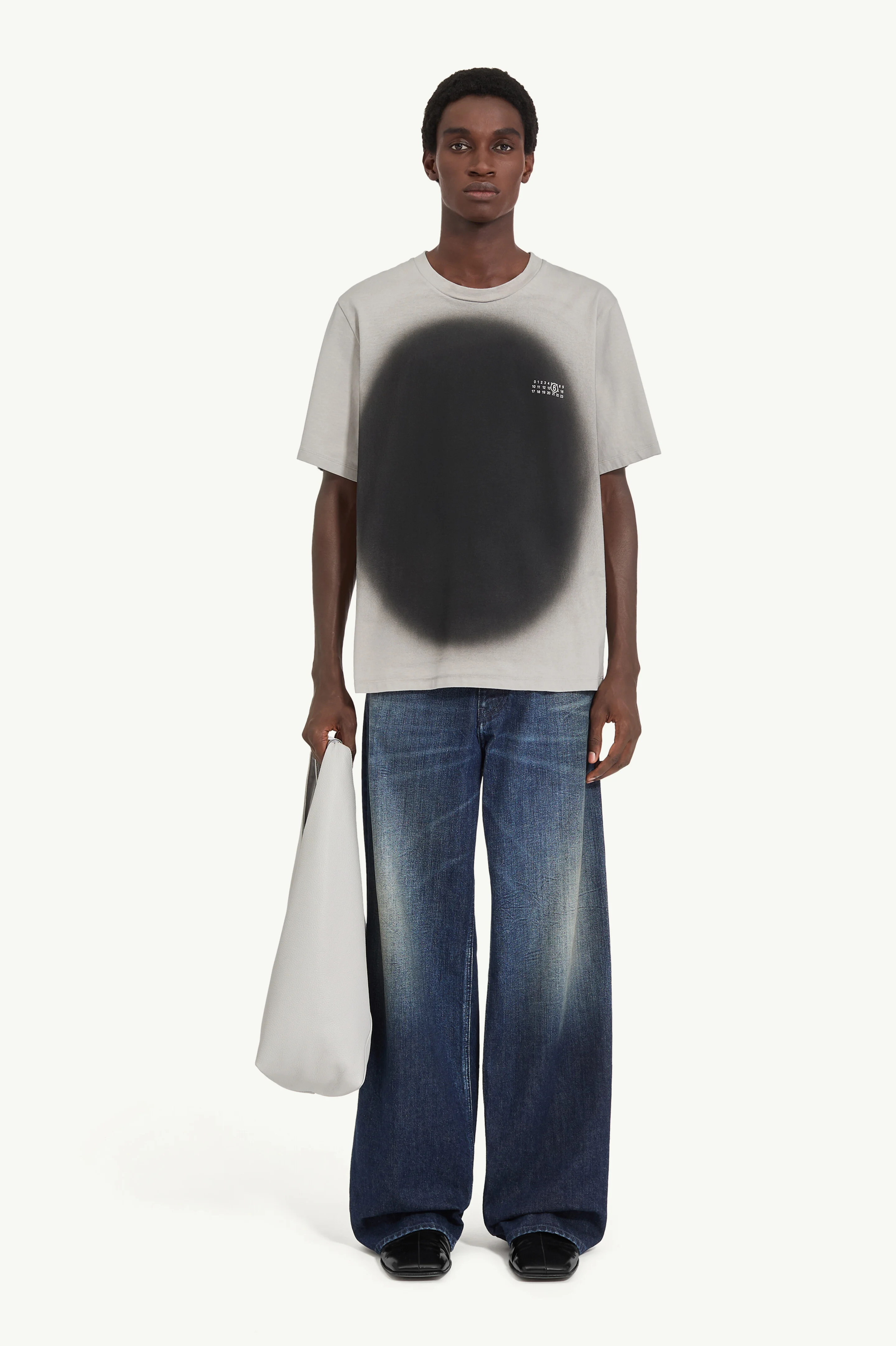 Spray print T-shirt - 1