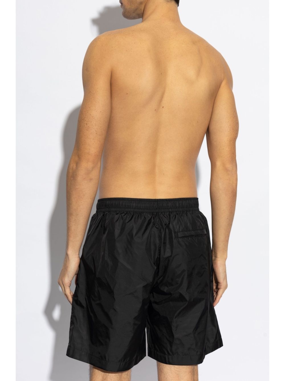 logo-embroidered swim shorts - 3