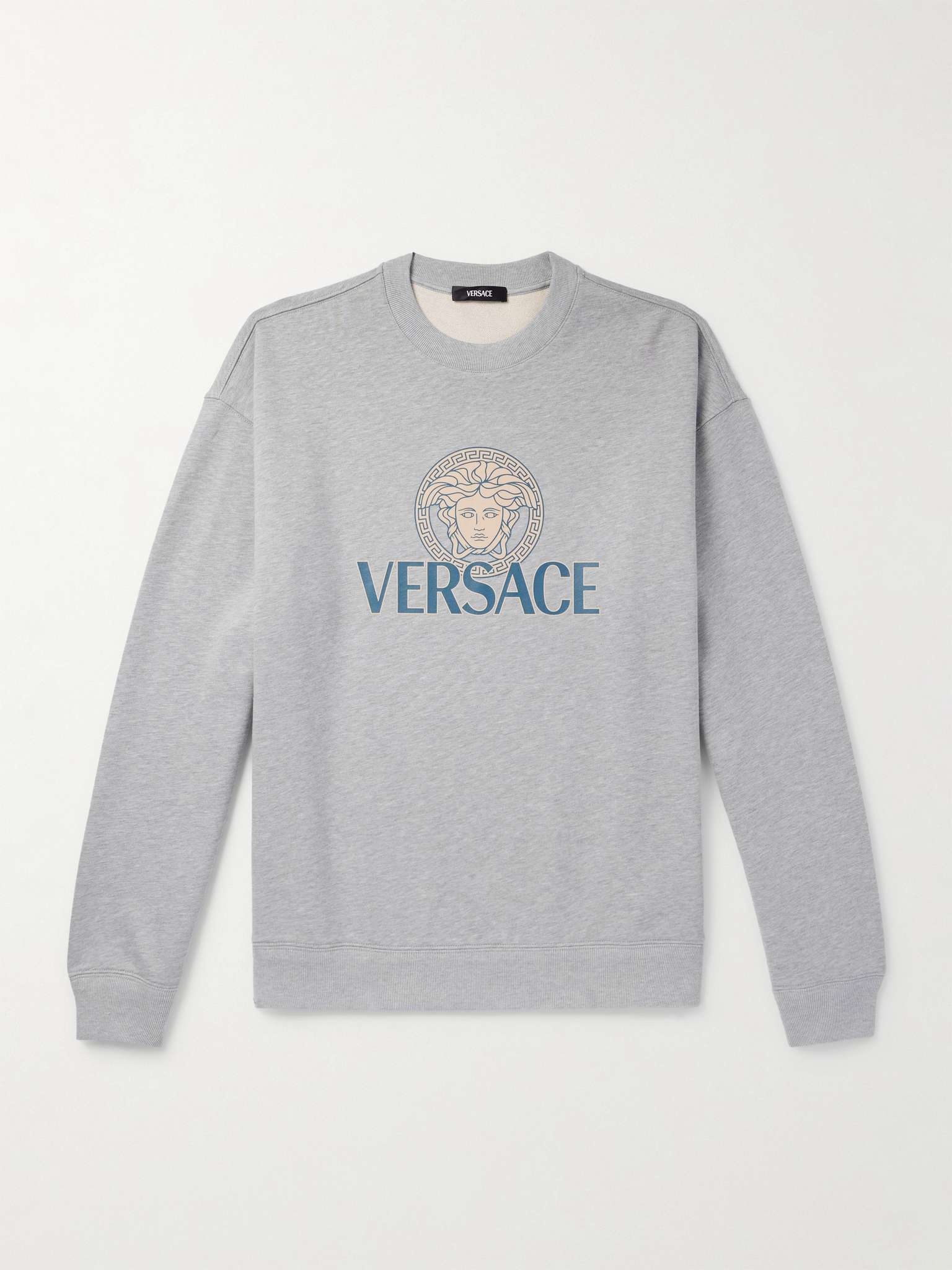 Logo-Print Cotton-Jersey Sweatshirt - 1