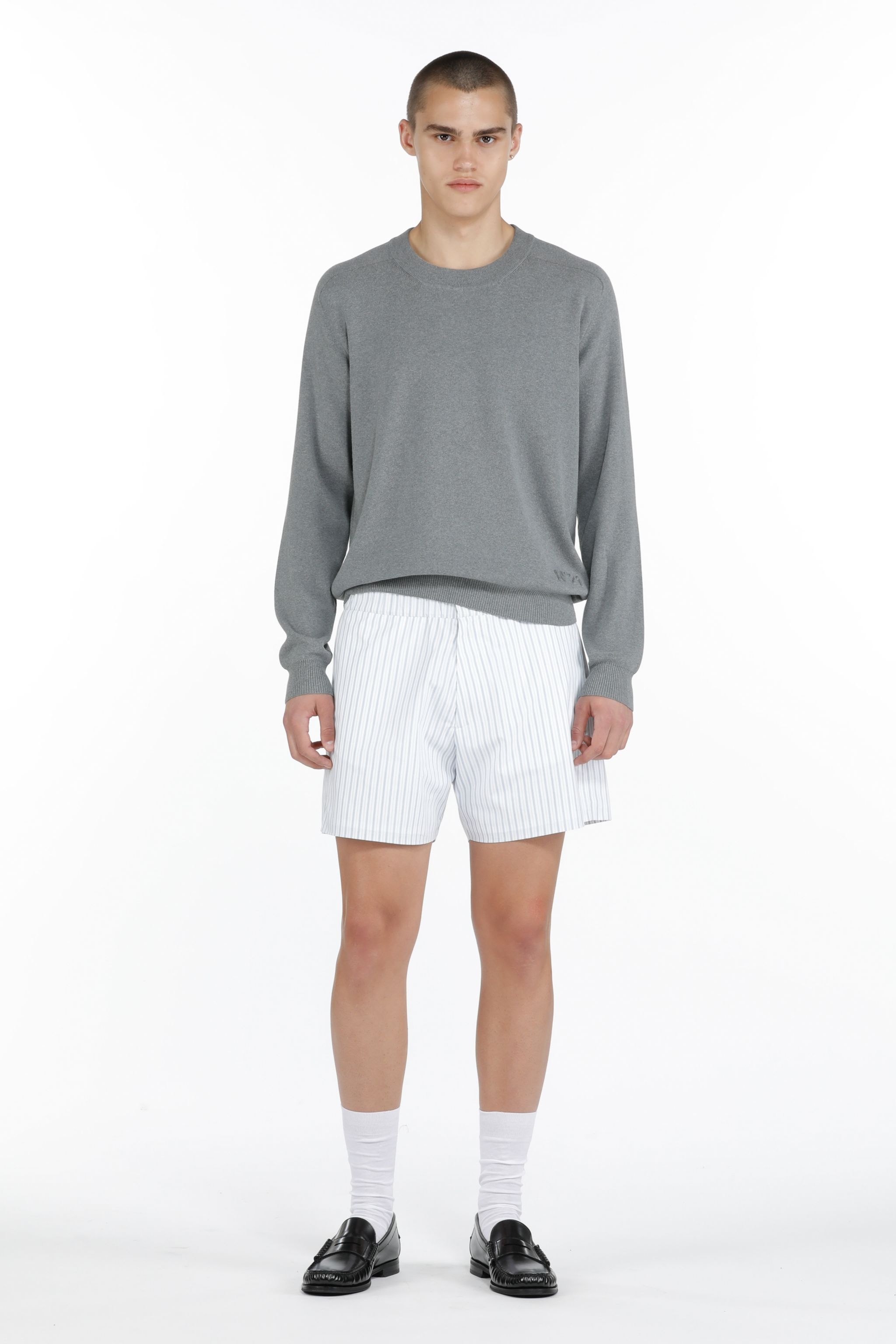 LOGO-EMBOSSED COTTON SWEATER - 4