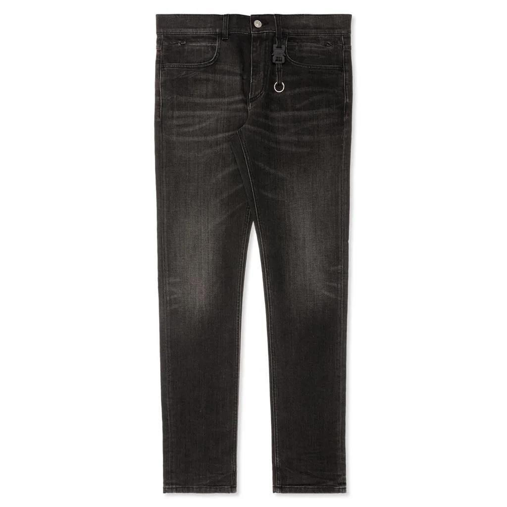1017 ALYX 9SM CLASSIC W/ NYLON BUCKLE JEAN - BLACK - 1