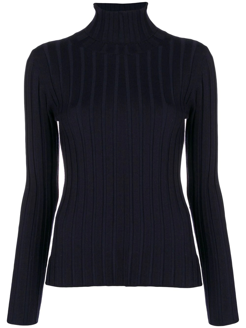 ribbed turtleneck sweater - 1