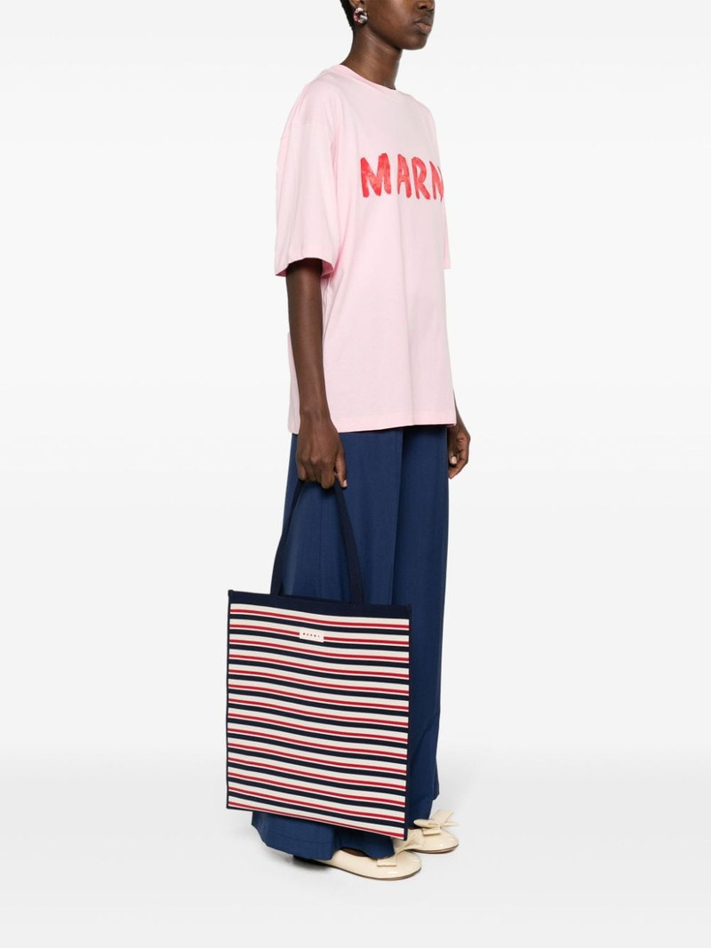Marni striped tote bag outlook