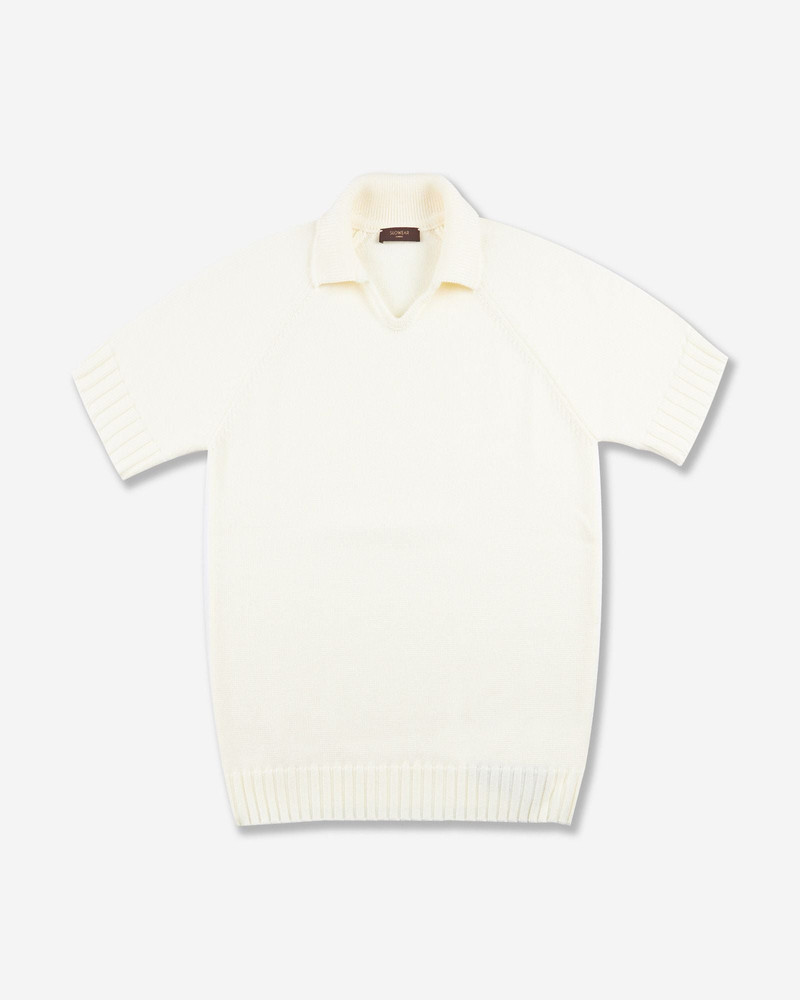 Slim fit wool polo shirt 1