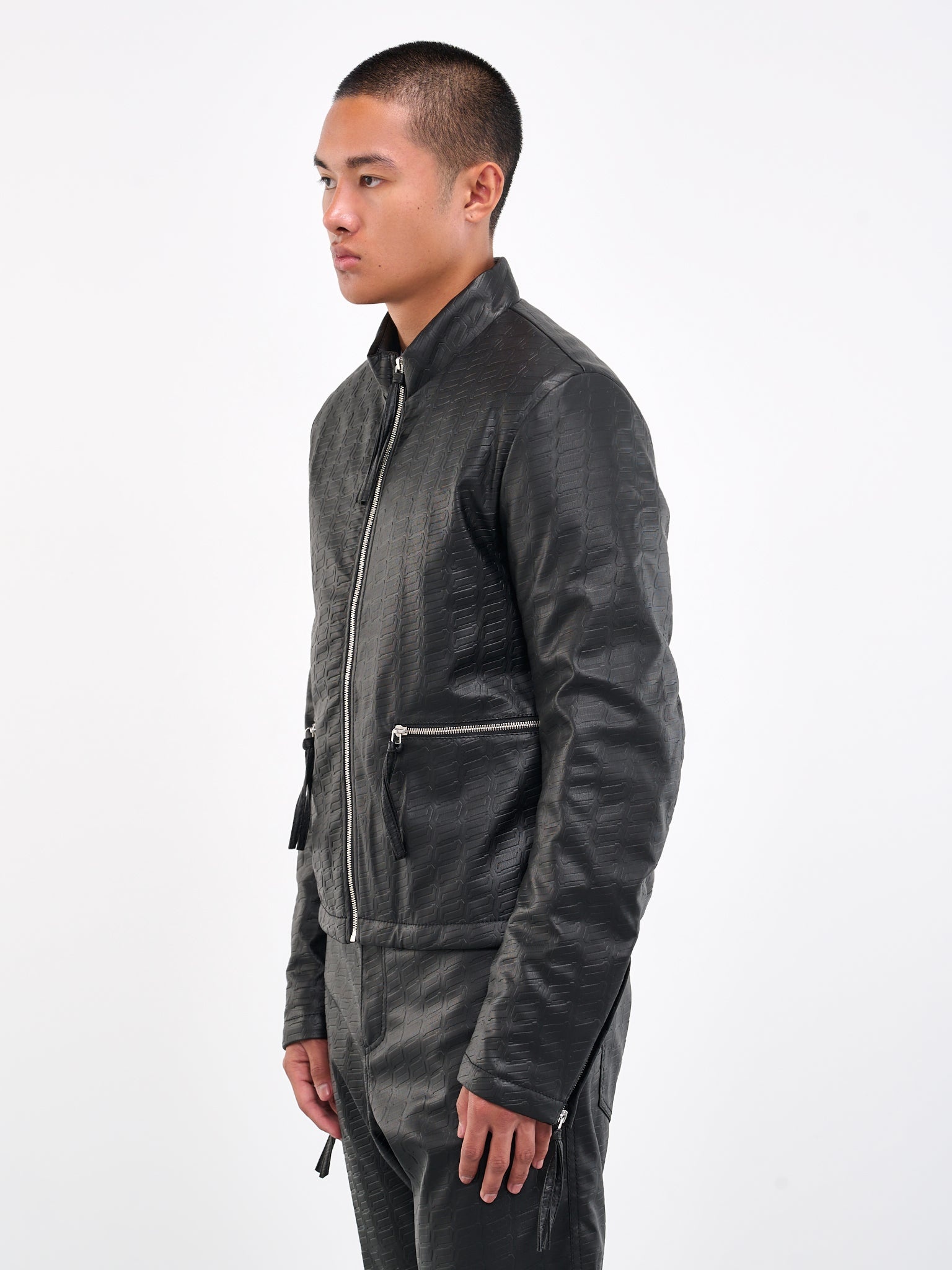 Embossed Rider Jacket - 2