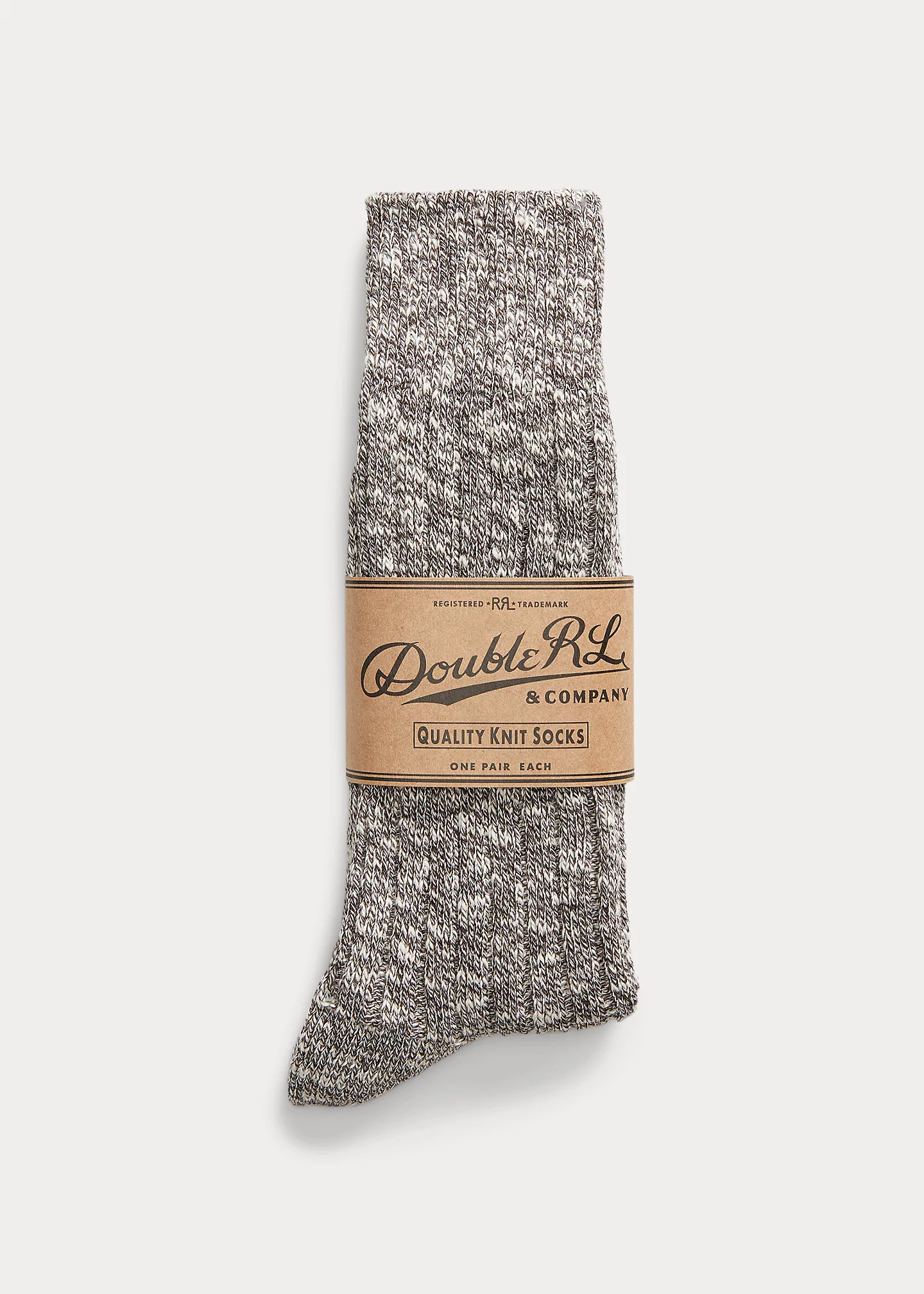 Marled Stretch Cotton-Blend Socks - 2
