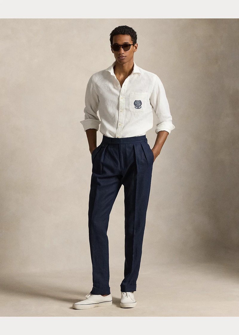 Wimbledon Classic Fit Linen Shirt 3
