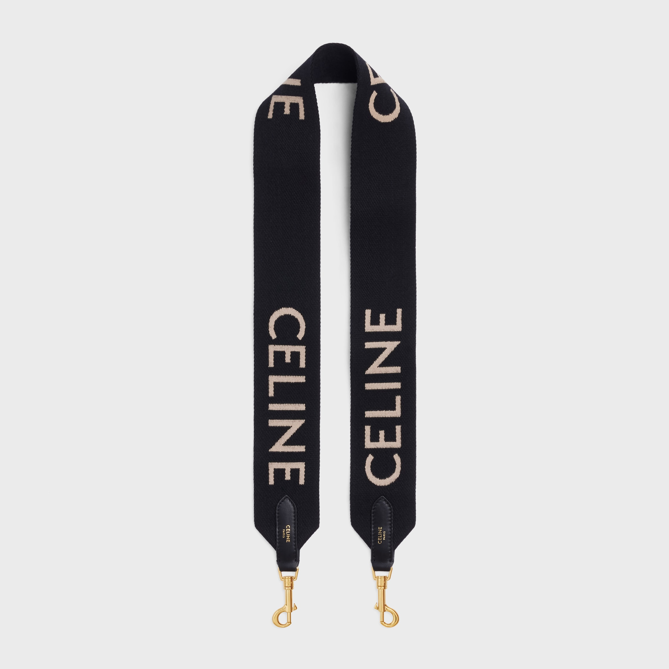 LONG STRAP IN WOOL WITH CELINE JACQUARD - 1