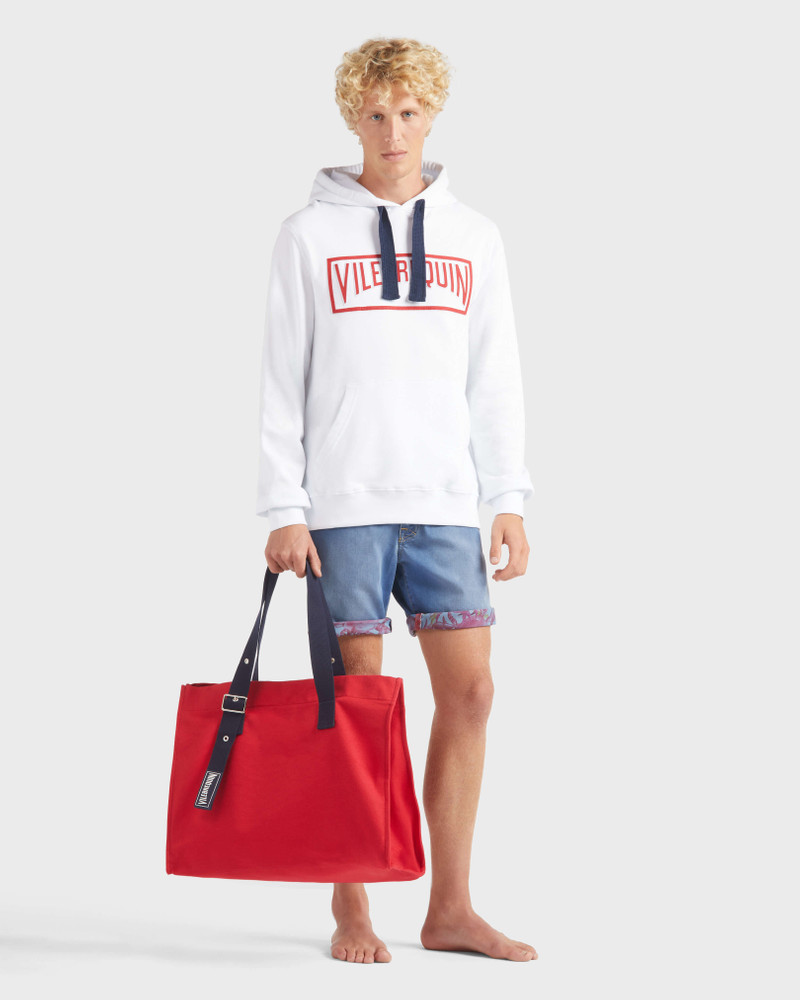 Men Denim Bermuda Shorts Crab Balloons 5