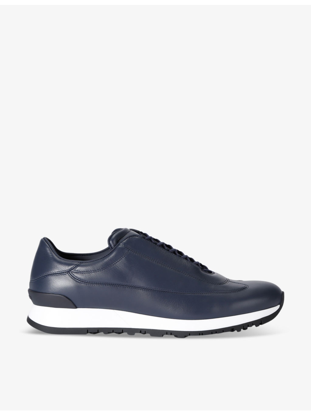 Lift lace-up leather low-top trainers - 1
