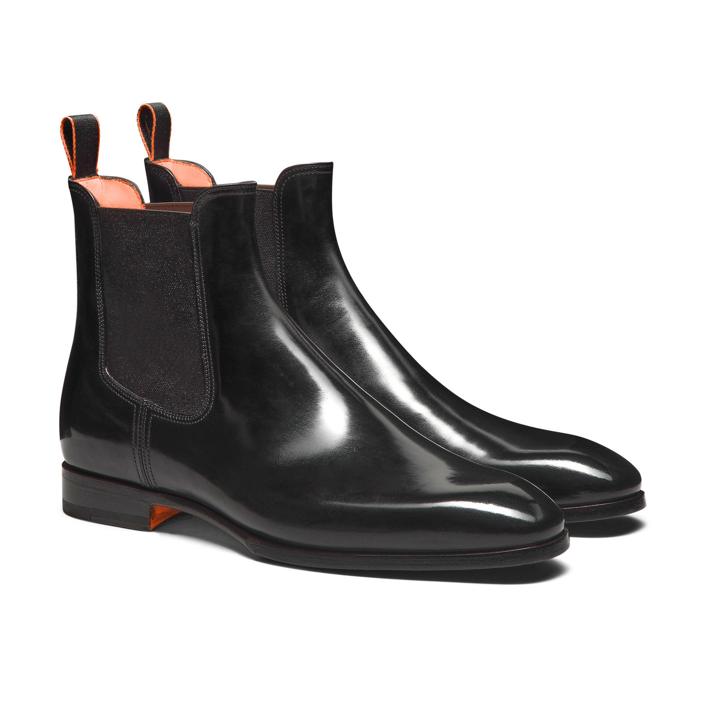 Men’s black leather Chelsea boot - 3