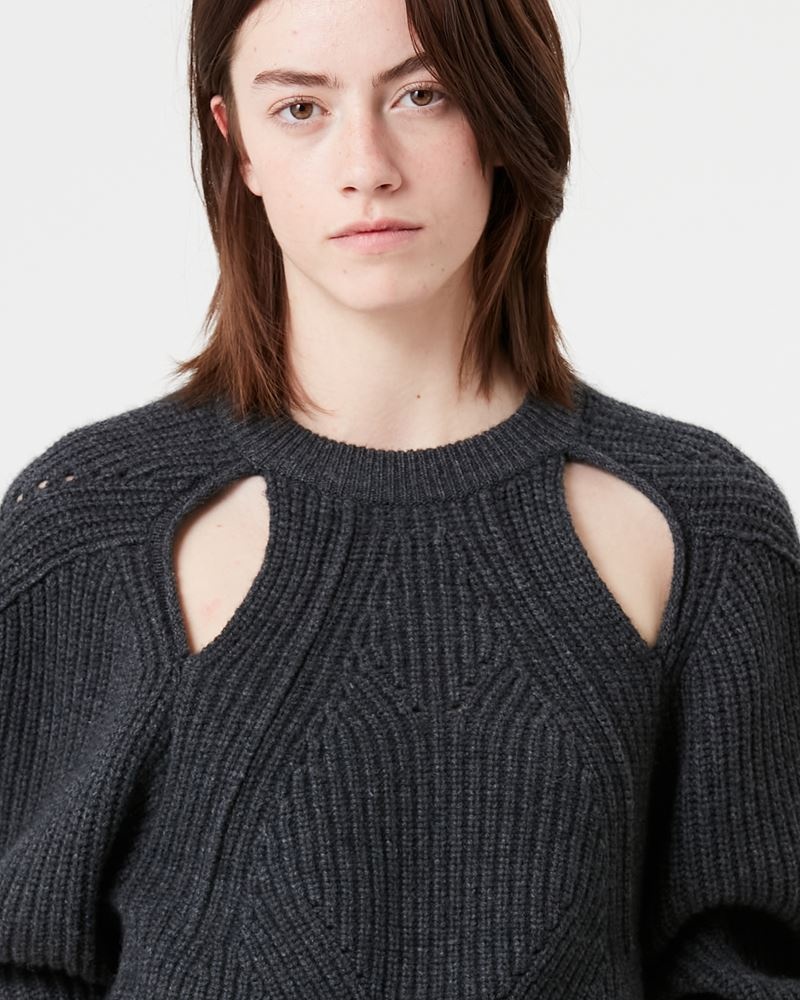 PALMA CASHMERE OPEN BACK SWEATER - 3