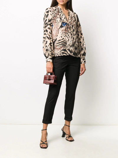 MSGM tiger print blouse outlook