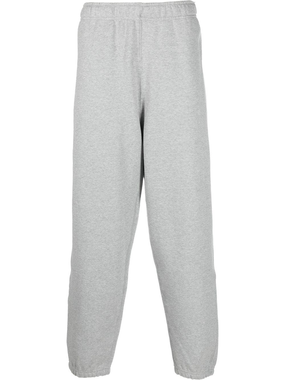 Swoosh logo-embroidery track pants - 1