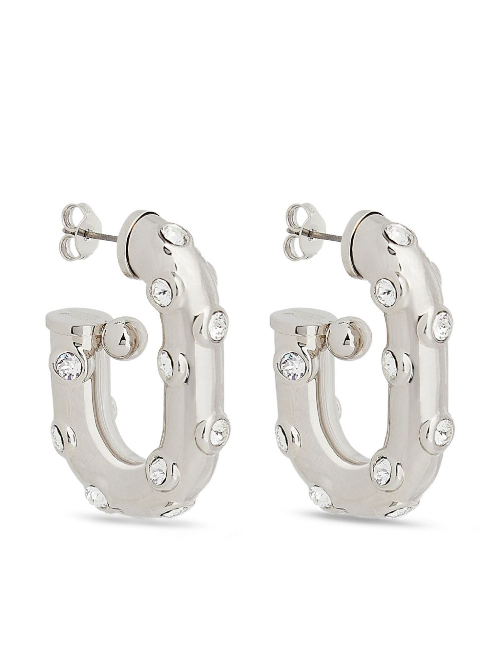 XL Link rhinestones-embellished earrings - 3