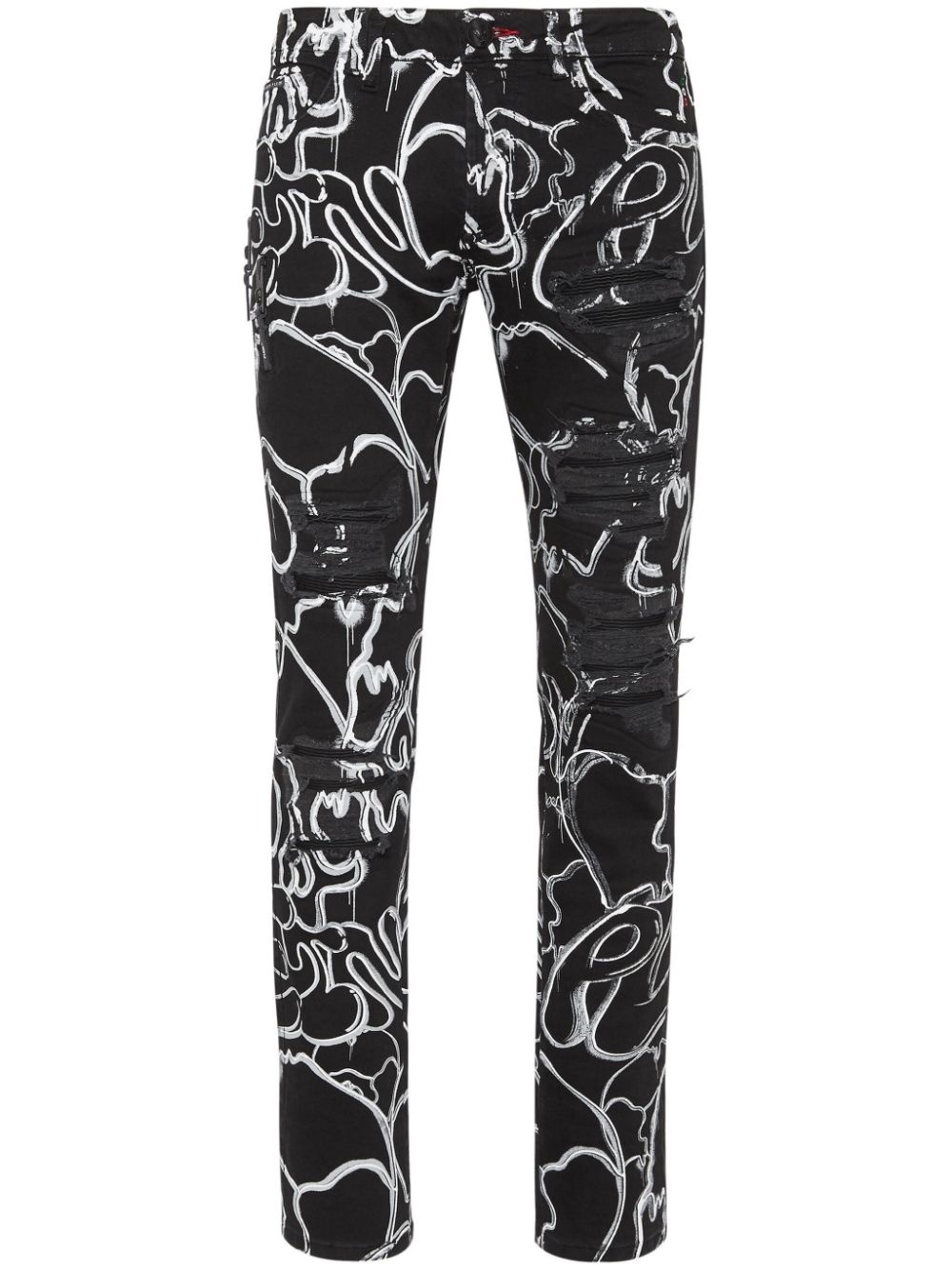 Rock Star mid-rise slim-fit jeans - 1