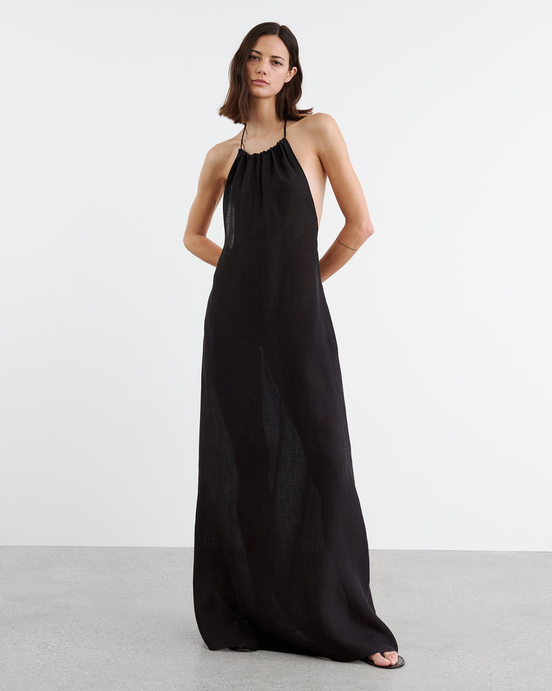 NILI LOTAN LELIA HALTERNECK DRESS outlook