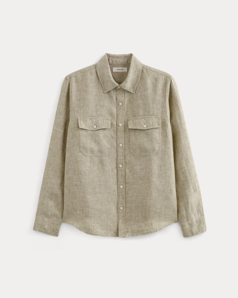 THE LINEN UTILITY SHIRT 1