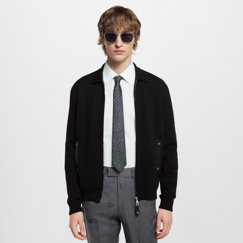 Monogram Pinstripes Tie 6