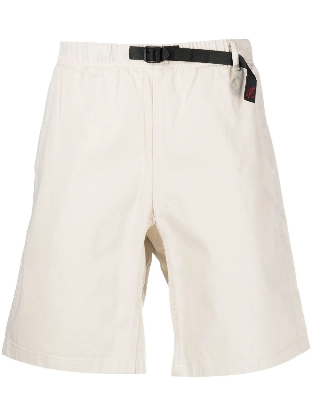 buckle-fastening waistband shorts - 1