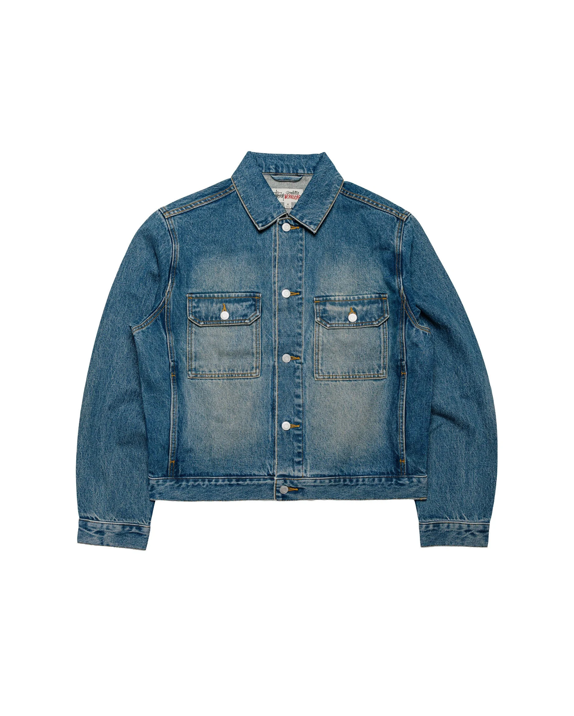 Stüssy Trucker Denim Dark Wash Indigo - 1