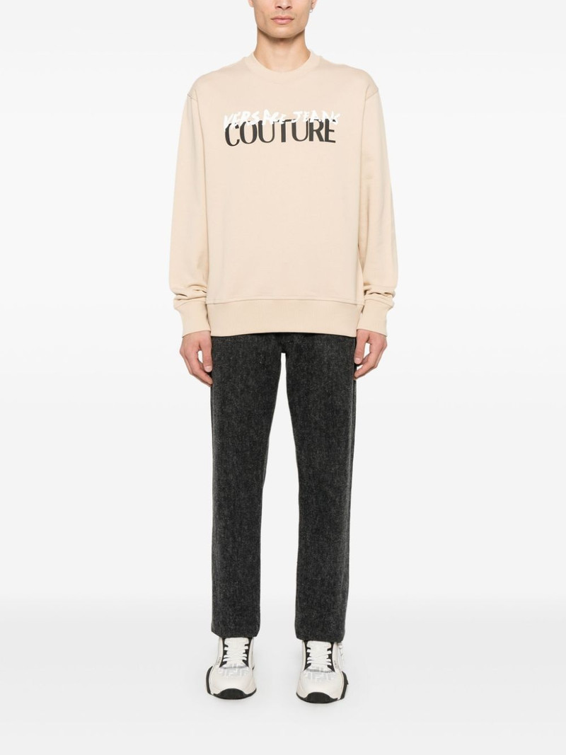VERSACE JEANS COUTURE logo-print sweatshirt outlook