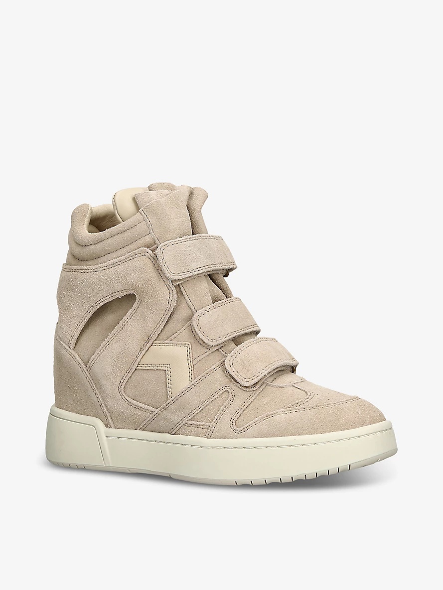 IM3 suede high-top wedge trainers - 3