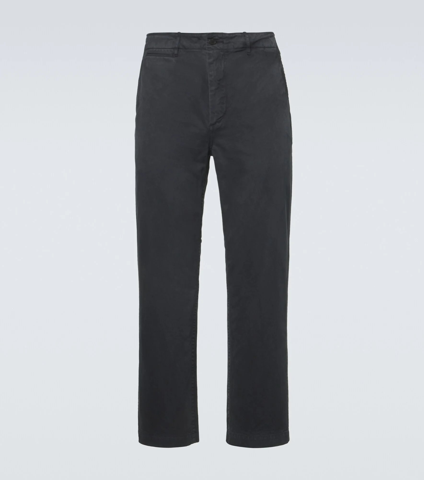 Cotton straight chinos - 1