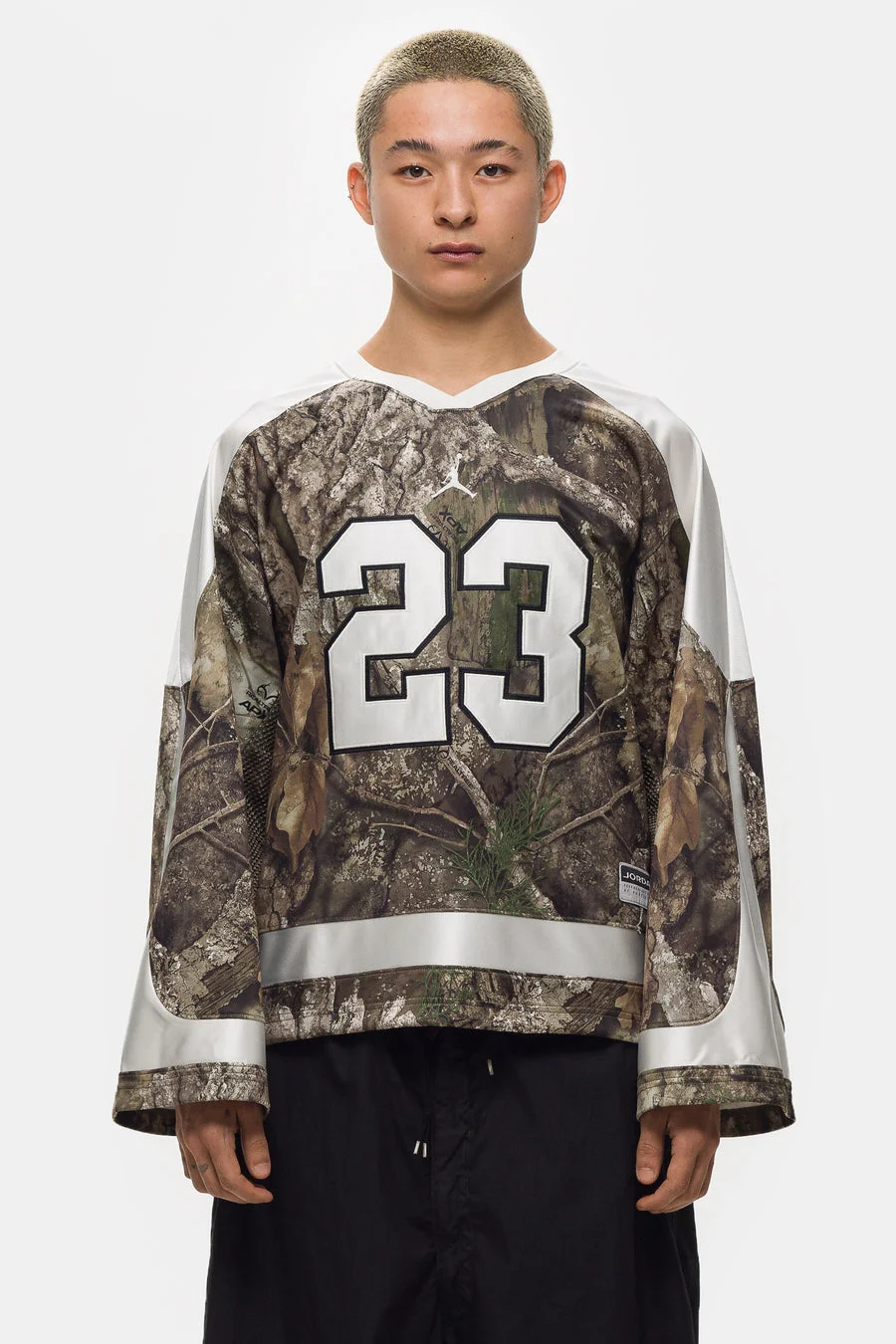 Brooklyn Realtree Hockey Jersey in Medium Olive/Sail - 1