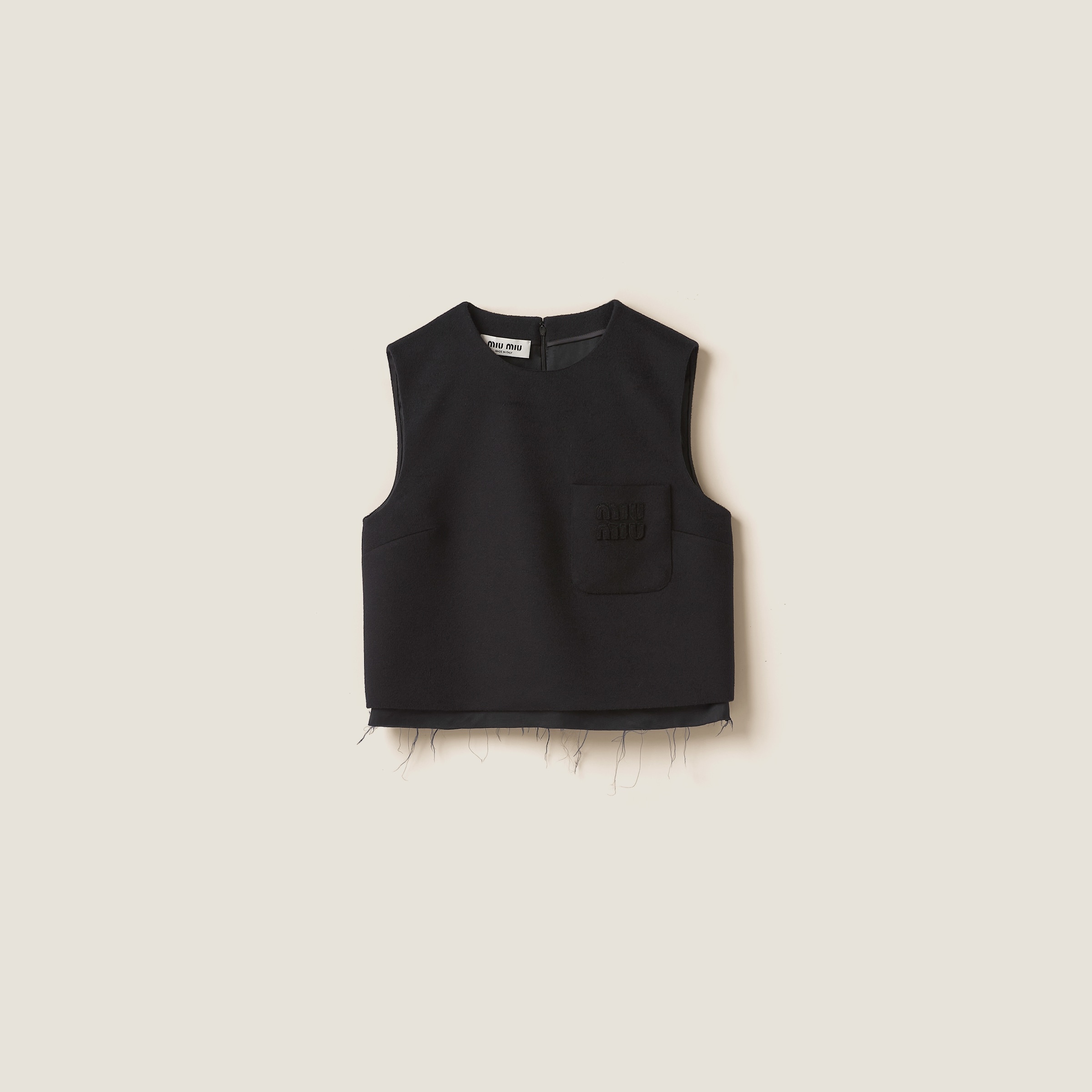 Miu Miu Velour top | REVERSIBLE