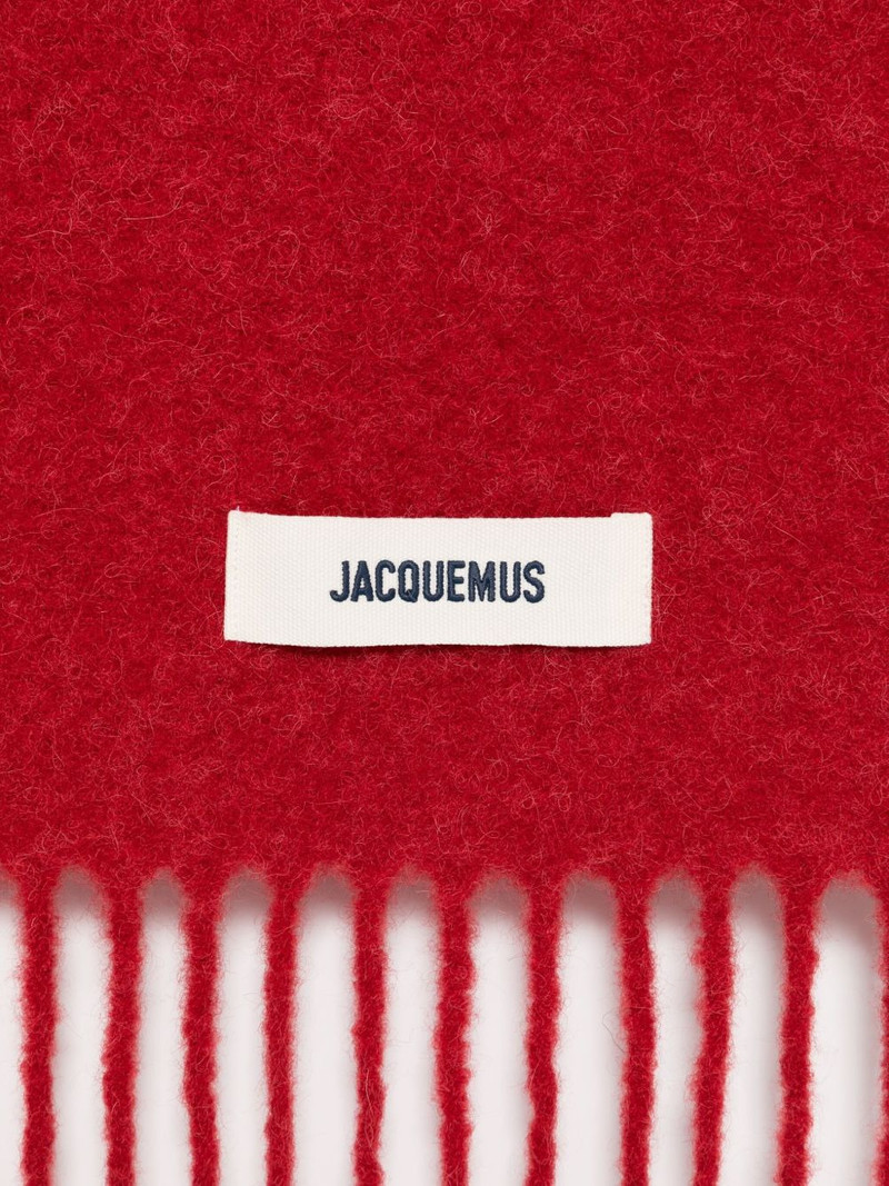 JACQUEMUS Le Carro fringed wool scarf outlook