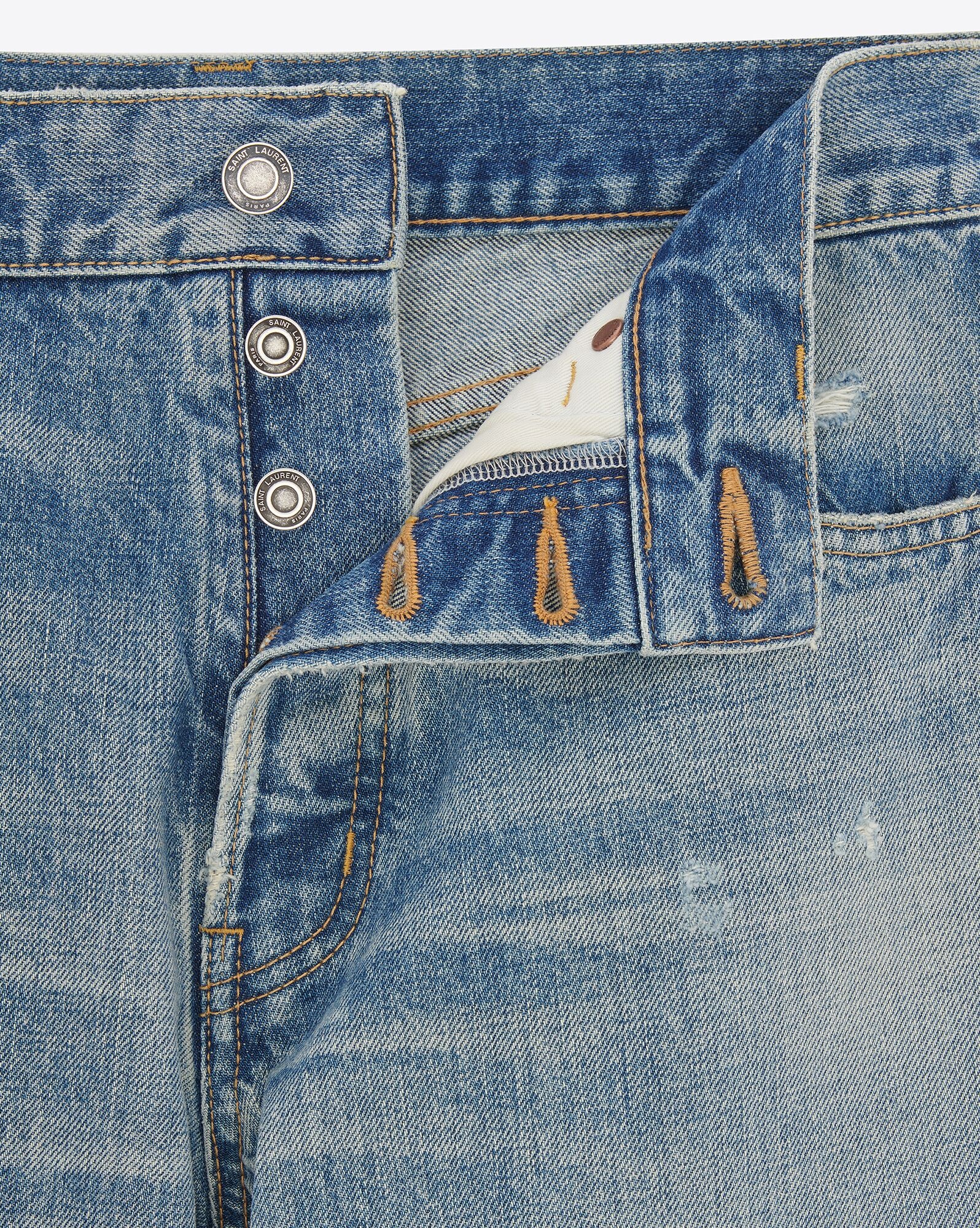 straight-leg jeans in charlotte blue denim - 3