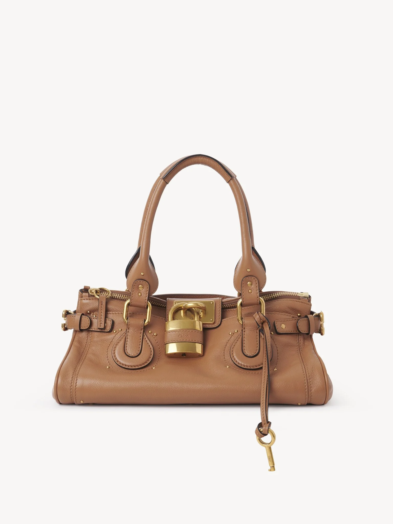 PADDINGTON BAG IN GRAINED LEATHER - 1