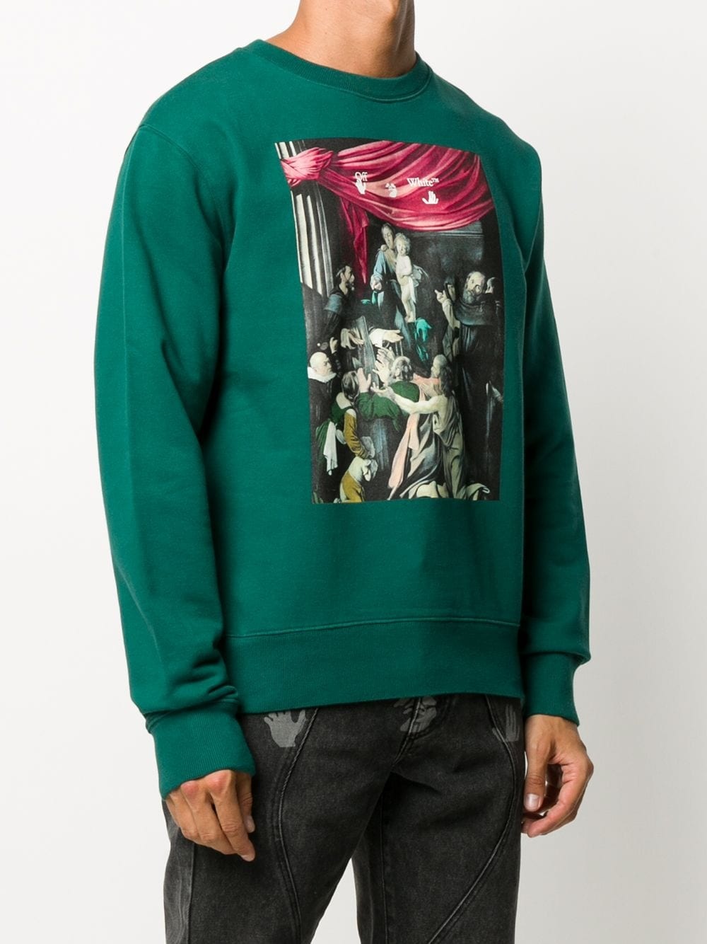 Caravaggio print sweatshirt - 3