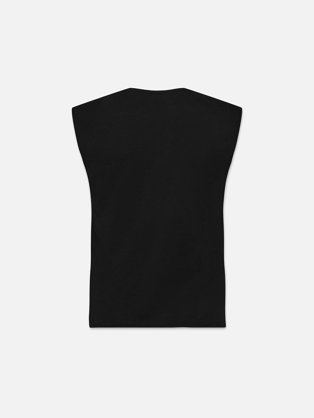 Le Mid Rise Muscle Tee in Noir - 3