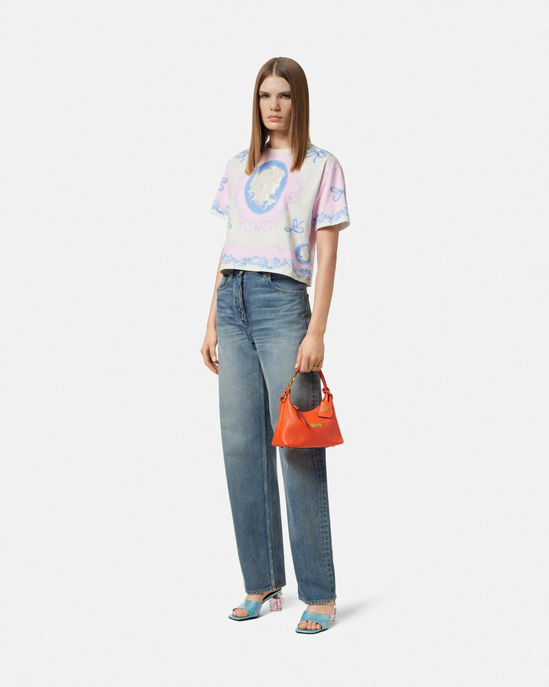 Versace Tag Hobo Handbag 3