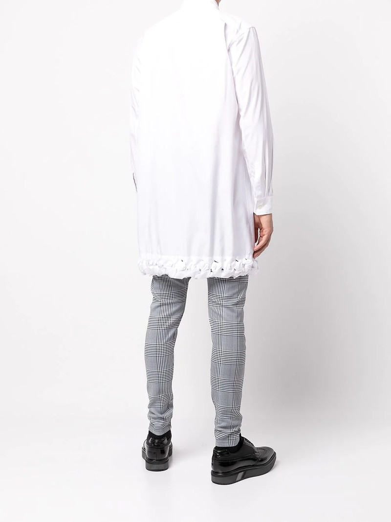 braided hem longline 셔츠 4