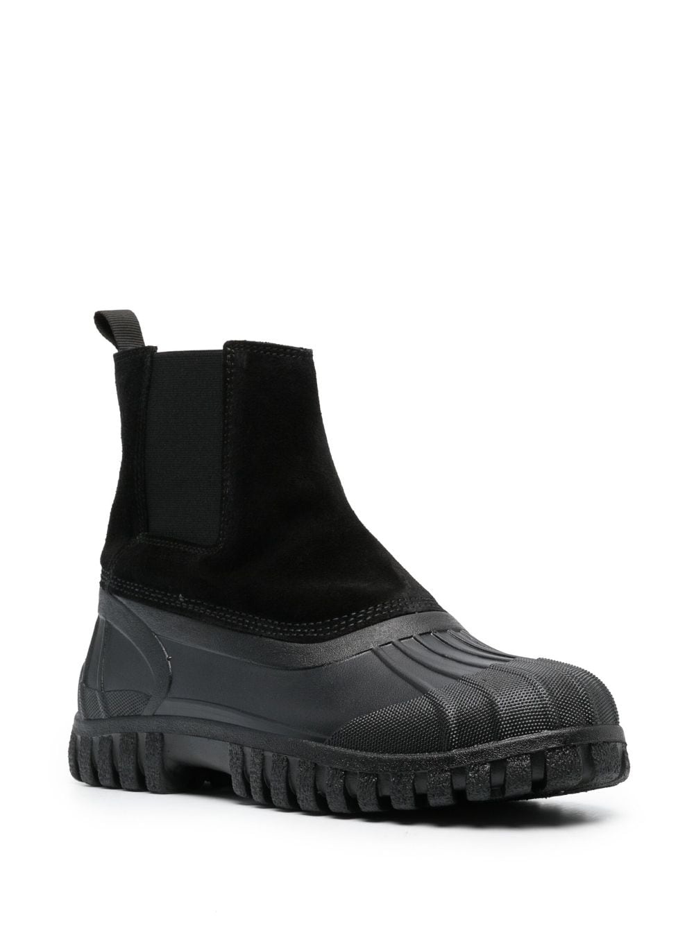 suede-panelled ankle boots - 2